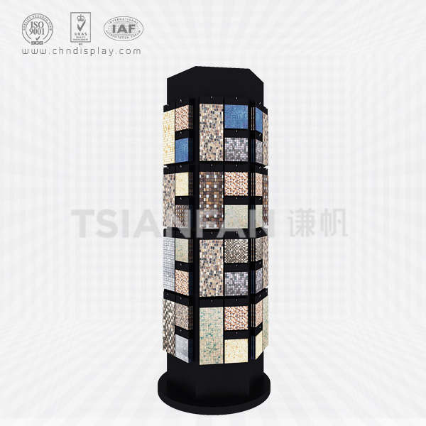 mosaic sample display stand,cylindrical-mm2009