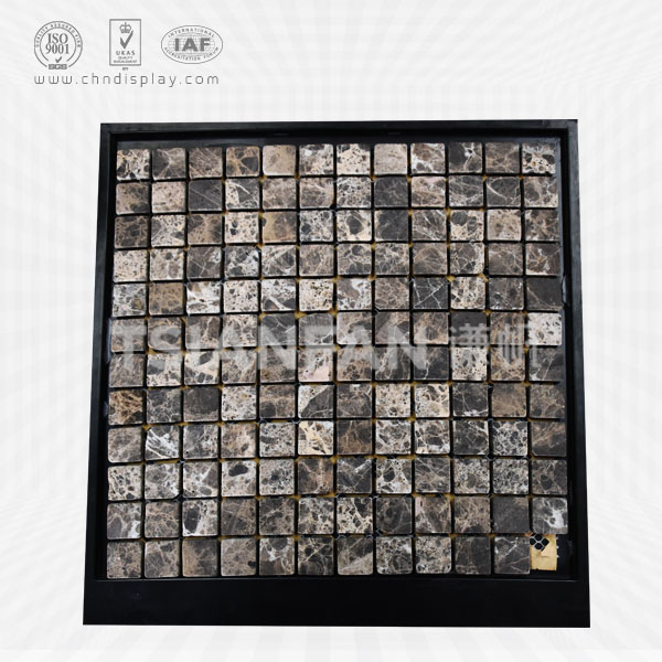 plastic mosaic stone sample display board-pz2018