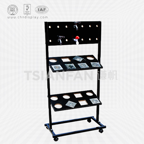 double floor drain display stand-fd2001