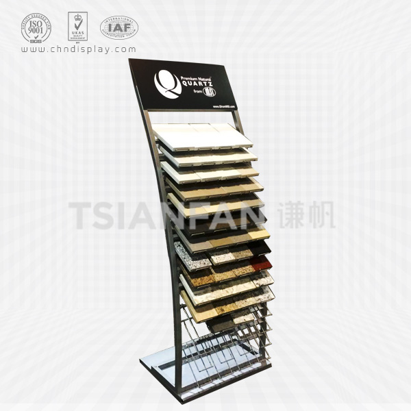 quartz stone flooring display stand-srl2002