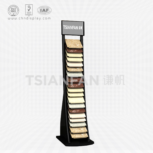 quartz stone companies customized display rack-srl813