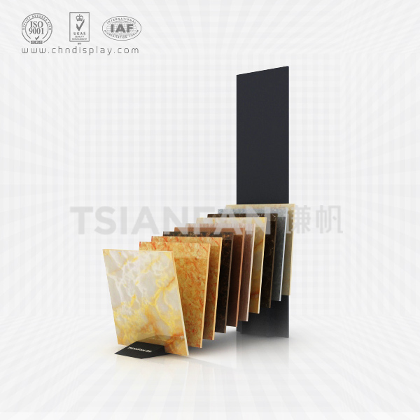 beautiful ceramic tile sample simple display rack-e2019