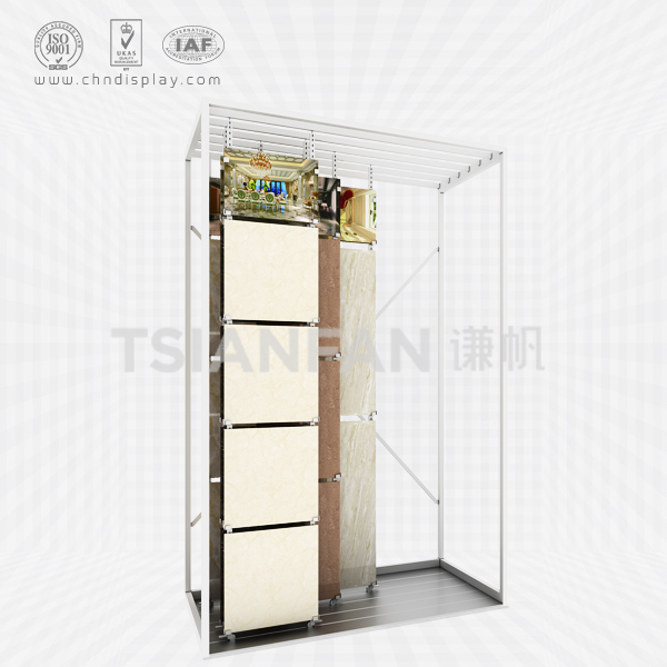 hot selling tile iron frame composed of multiple rows display ct2194