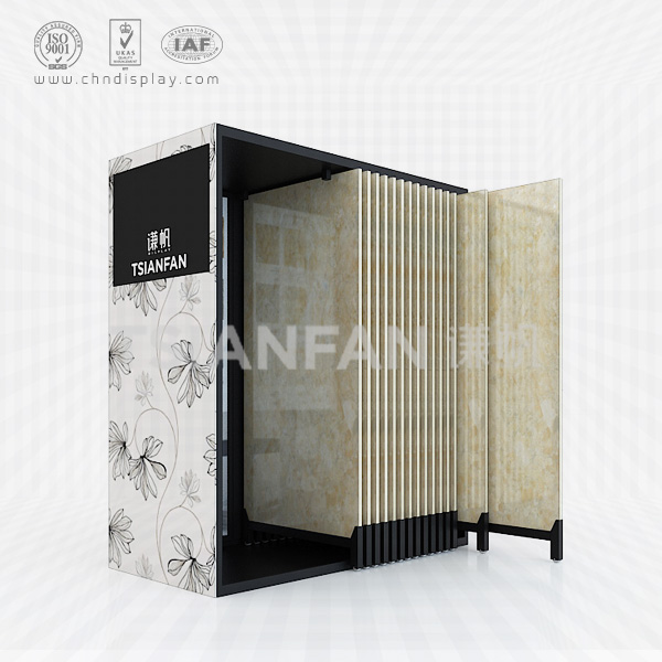 ceramic tile showcase display,pulled out by the wall style-ct2026