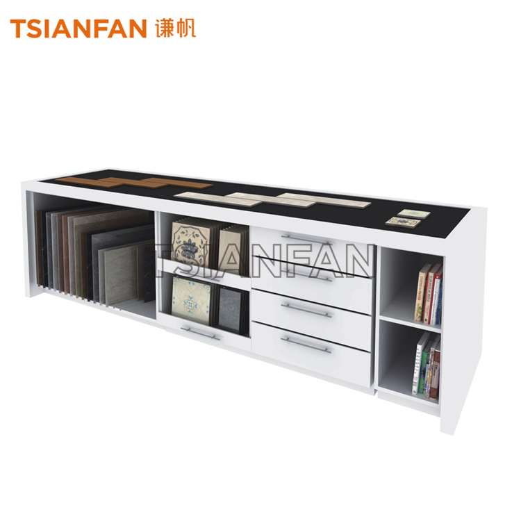 drawer style ceramic tile show stand-cc959