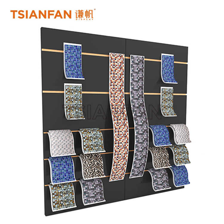 mosaic samples can be rotated display stand,custom exhibition products-ML012