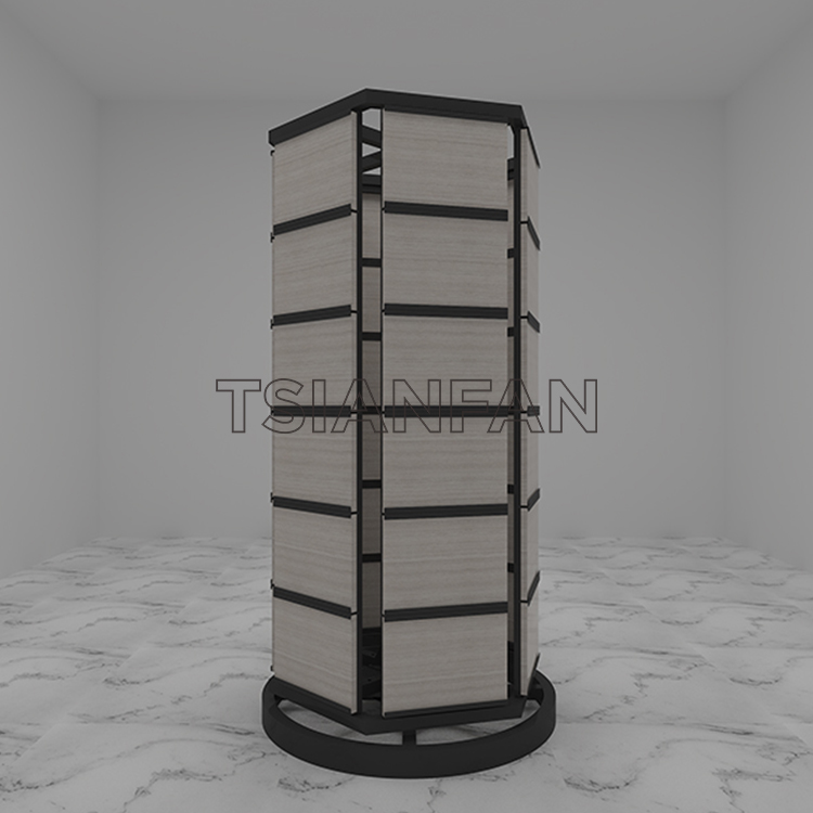 ceramic tile marble rotating display stand canada-e039
