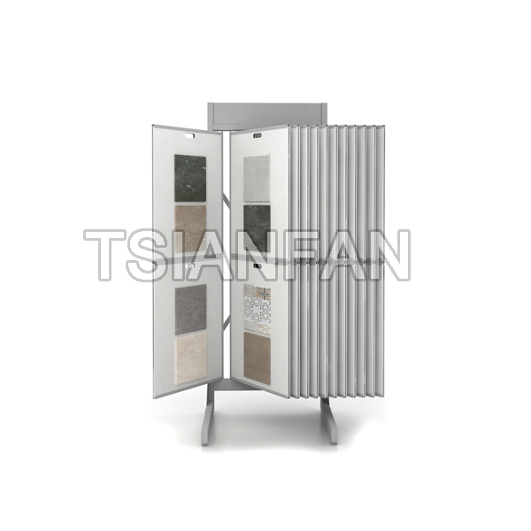 mosaic tile page flip display stands-ml025