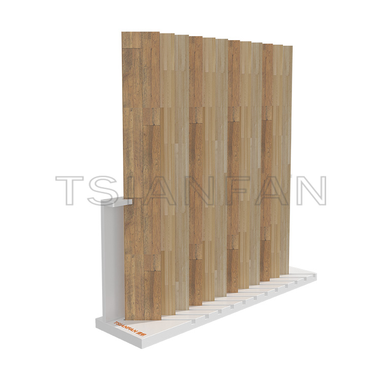 Wooden Wall Panels Flooring-Sales-Display-Stand-WE005