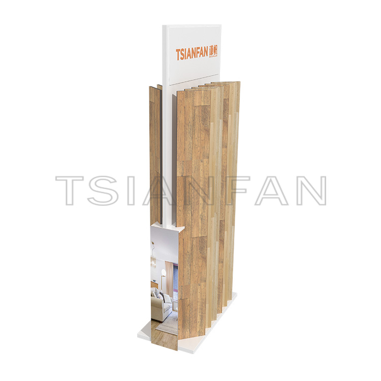 wood flooring samples display racks-WE554