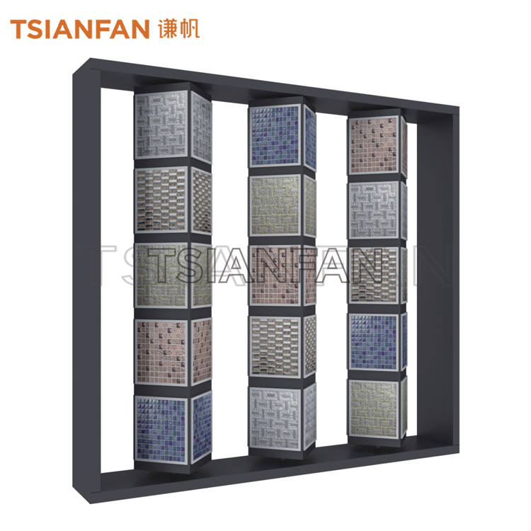 custom rotating mosaic tile display stand mz2092