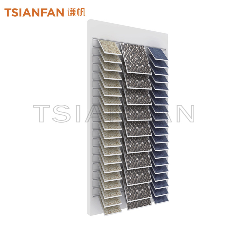 mosaic sample show waterfall stand,can be rotated-mm2015