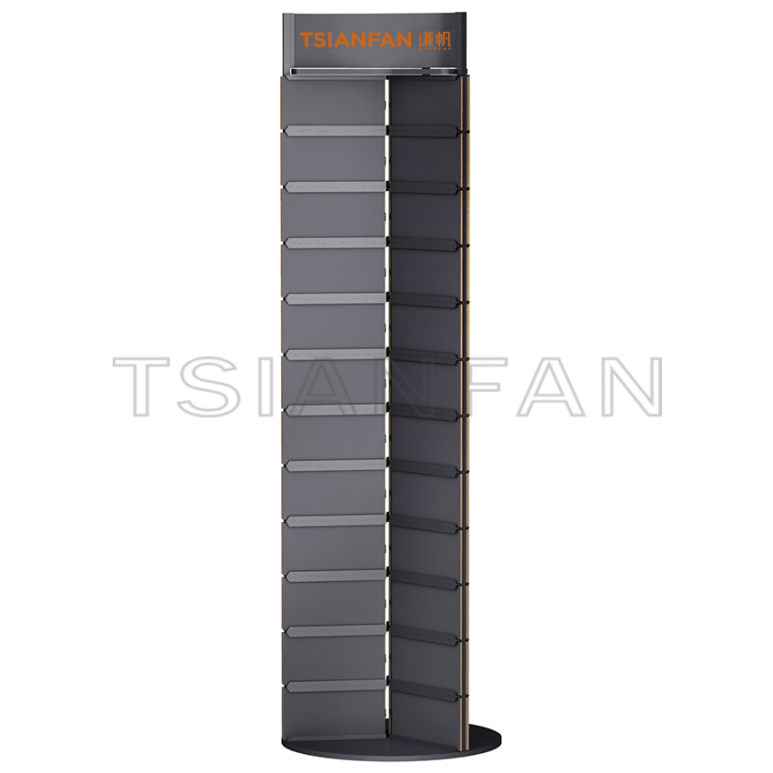 Order at a low price floor stand display organizer stone sample display