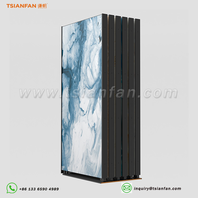 Natural stone artificial stone push-pull large display stand-CT003