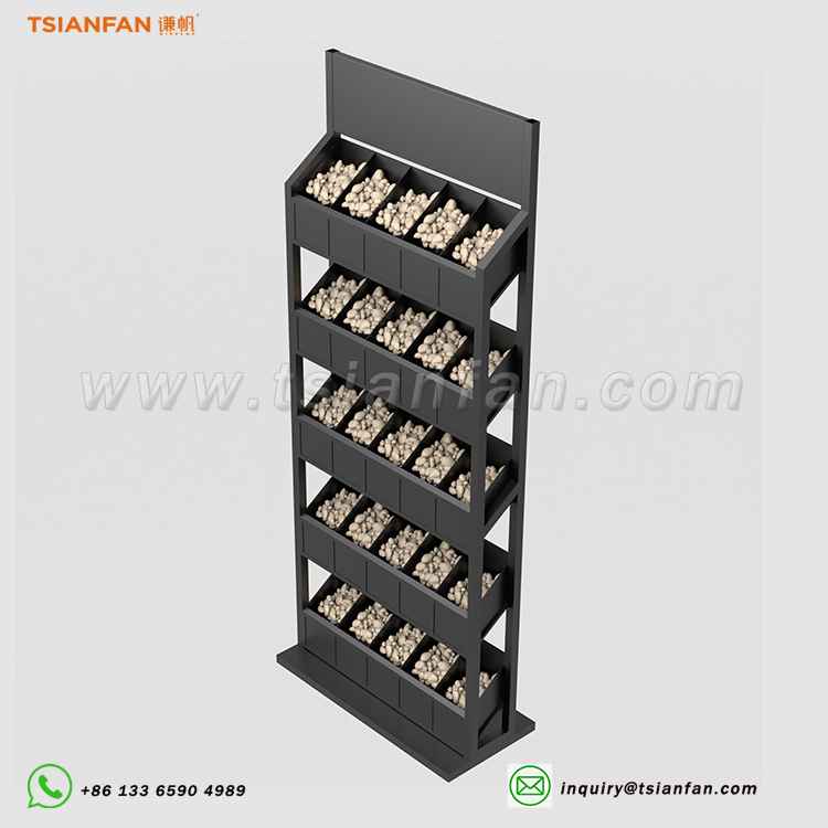 Customized cobble display racks with large quantity discounts-SE108