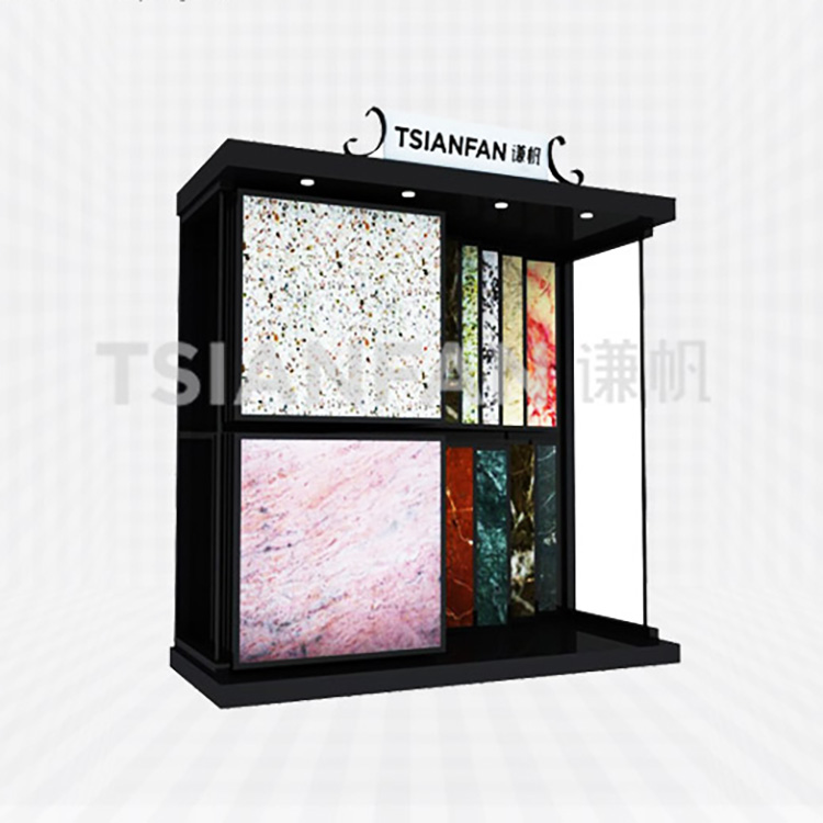 granite push and pull display cabinets-sg2024