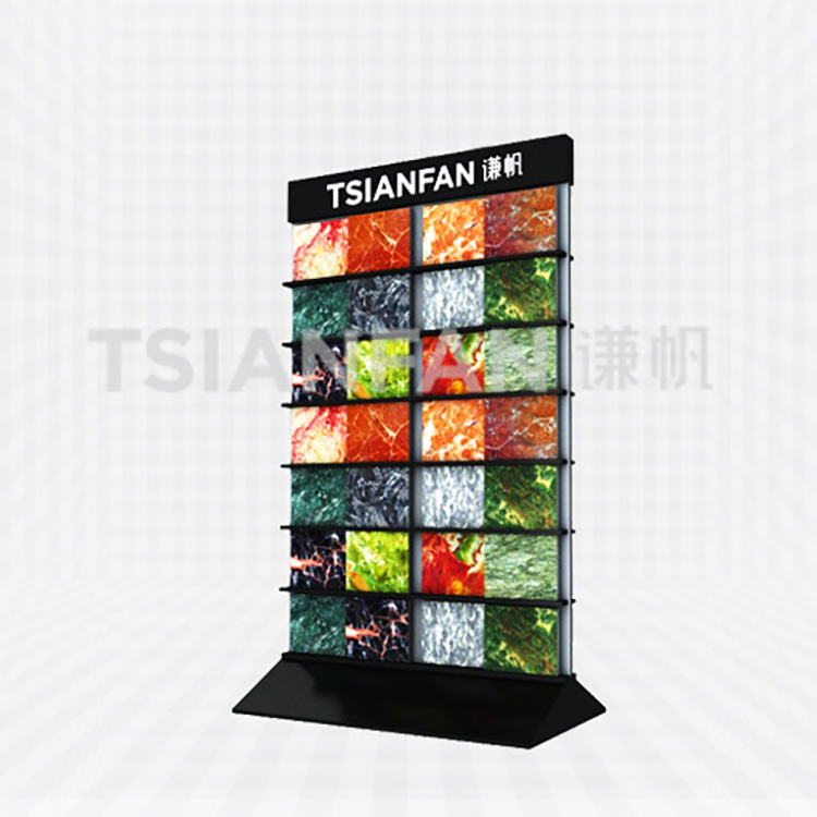 marble sample sided display stand-sg2025