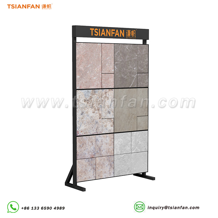 Artificial tile display stand simple model custom production-sw125