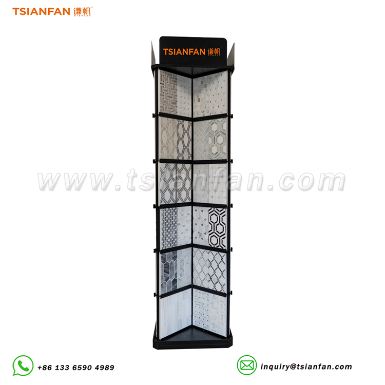 vertical mosaic display stand low-cost stone display stand