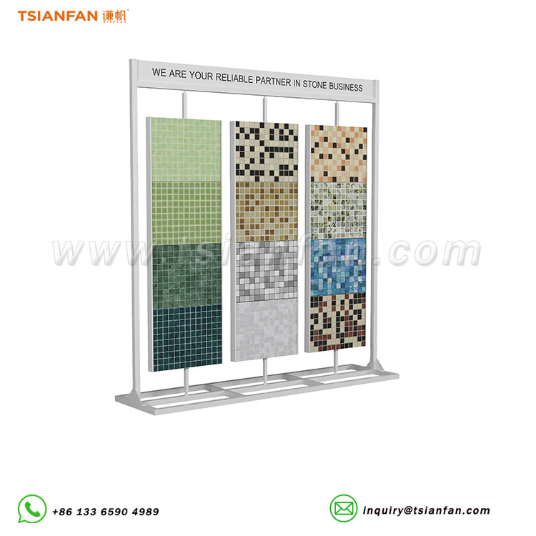 porcelain tiles display stand vertical display rack-CE088