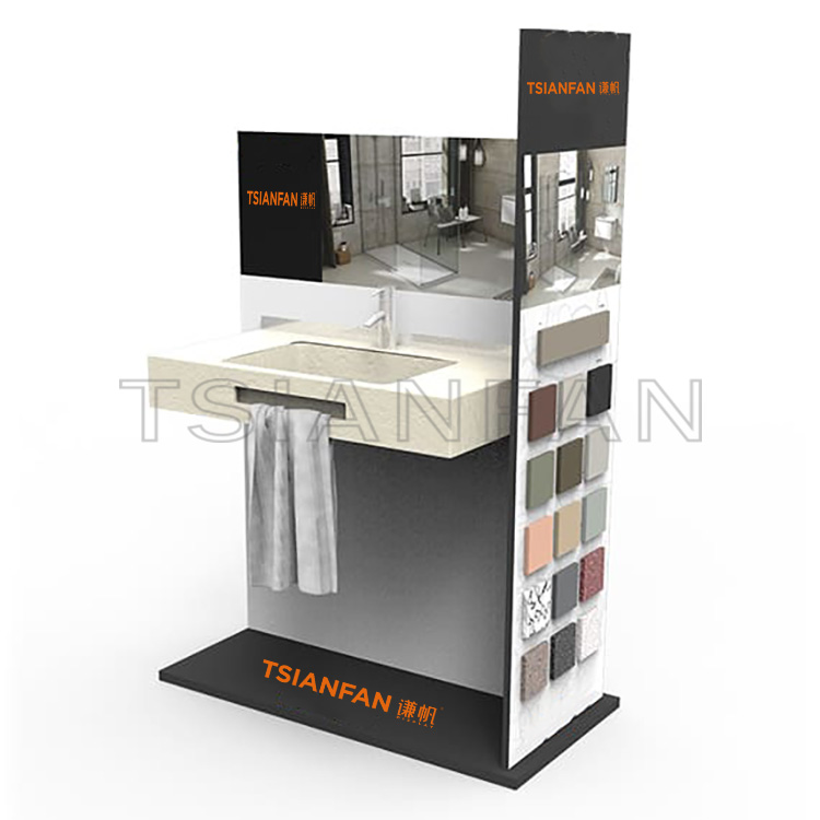 low-cost sanitary ware countertop display rack