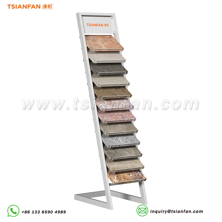 Porcelain tile display stand granite display stand-SW345