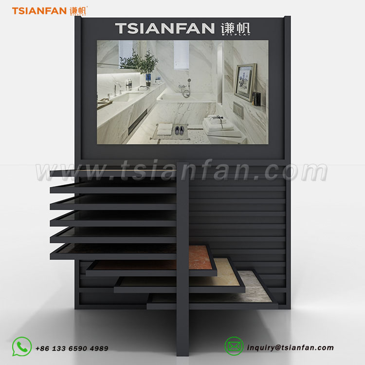 tiles shop display rack, store display stand-cx2001