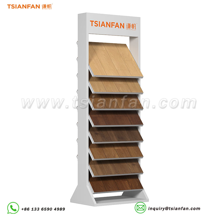 wood flooring sample display rack wooden floor displays-WL989