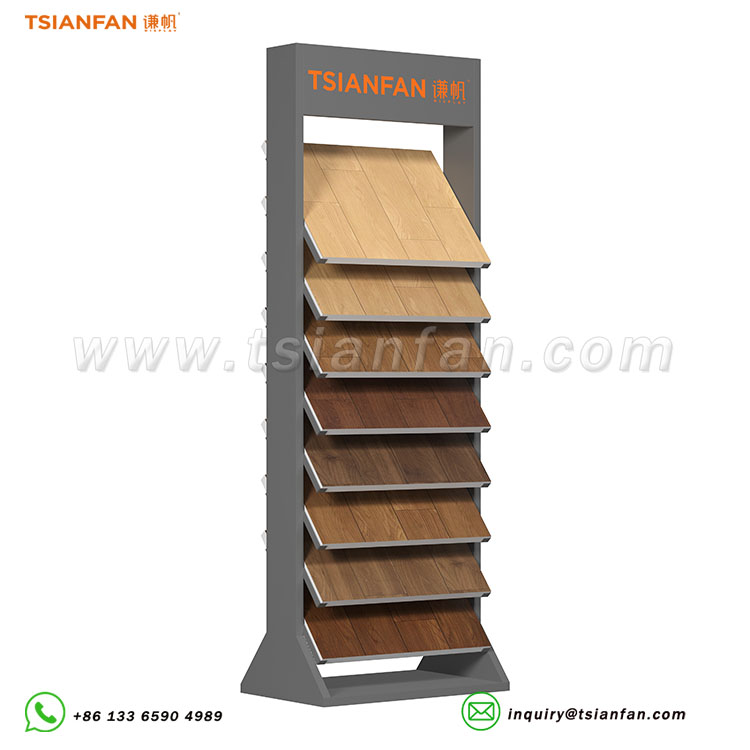 wood flooring sample display rack wooden floor displays-WL989