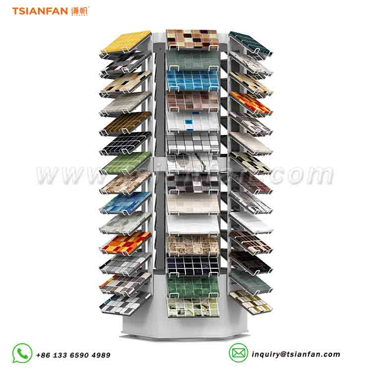 tile showroom displays mosaic display rack-ML993