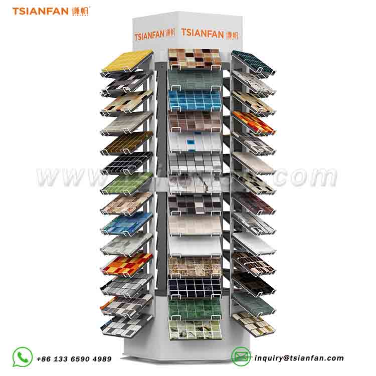 mosaic tile frame display rack floor tile display rack-ML994