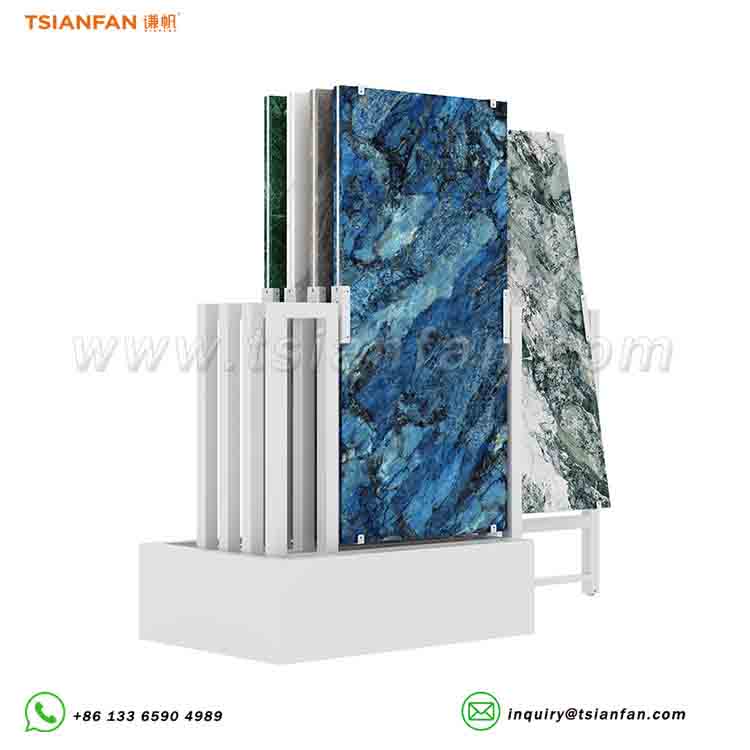 premium ceramic tiles push-pull display stand-CT602