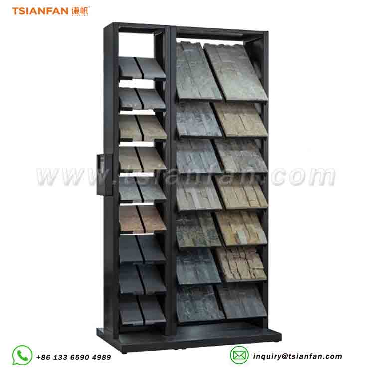 Cultural stone shelf outdoor natural stone display cabinet design